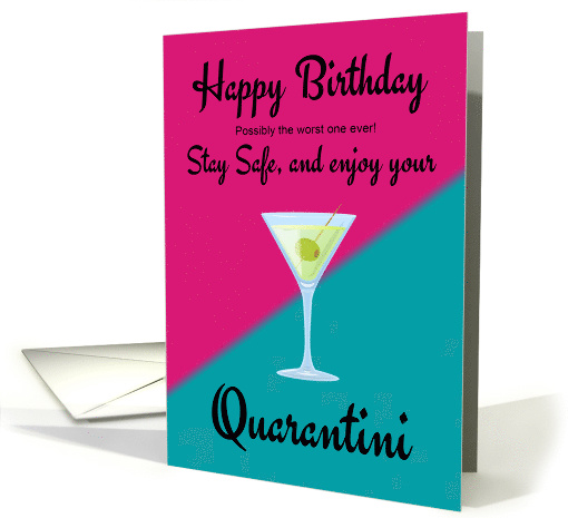 Birthday Card Quarantine Humor coronaviris card (1607846)