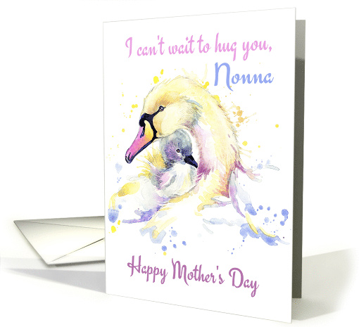 Swan And Signet For Mother's Day Nonna card (1679368)