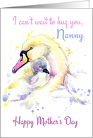 Swan And Signet For Mother’s Day Nanny card