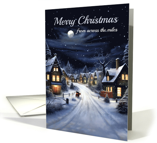 Merry Christmas from Across the Miles Winter Houses card (1806912)