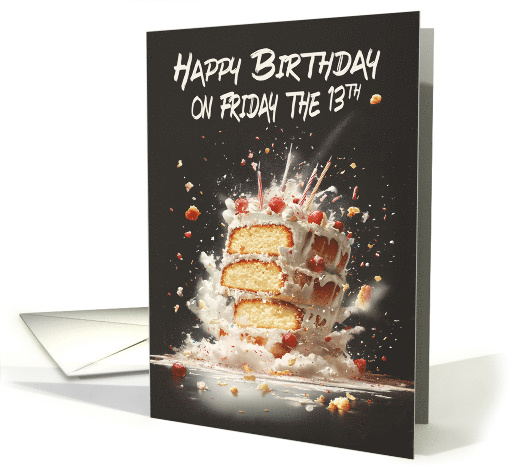 Friday the 13th Birthday with Exploding Cream Sponge... (1898868)