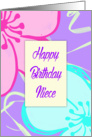 Happy Birthday Niece card