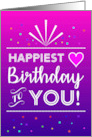 Happiest Birthday to You!! card