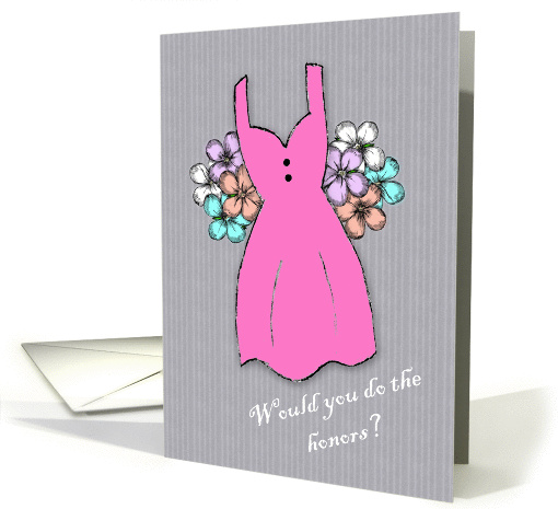 Be My Bridesmaid? card (1398684)