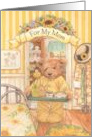Nostalgic Teddy Bear Mothers Day for Mom card