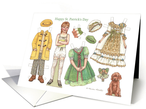 Irish Girl St. Patrick's Day card (1424394)