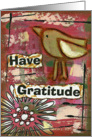 Have Gratitude, Blank Inside Card