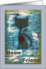 Meow Friend, Blank Inside card