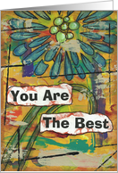 You Are The Best, Blank Inside card