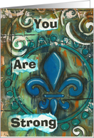 You Are Strong, Blank Inside card