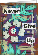 Never Give Up, Blank...