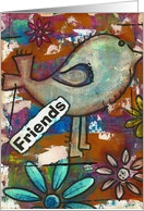 Friends, Blank Inside card