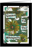 Listen To The Whispers, Blank Inside card