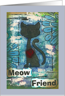 Meow Friend, Blank Inside card