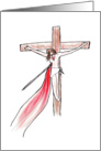 Cross Illustration Life From His Side card