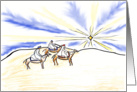 Christmas Drawing Wise Men HIstory’s Greatest Treasure Hunt Christian card
