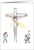 Cross Illustration Price Paid for Wounded and Wounder card