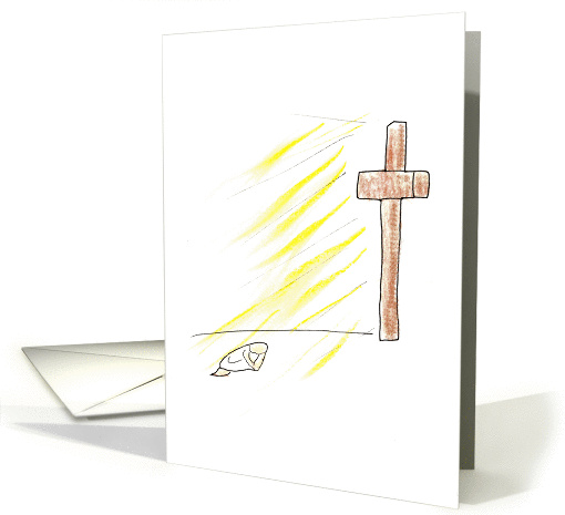 Cross Illustration Shining Light card (1362004)
