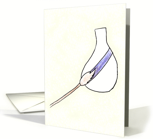 Illustration Vessel Being Decorated Christian Encouragement card