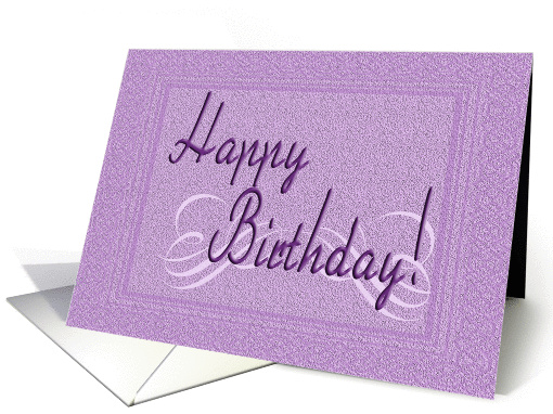 Generic Happy Birthday card (1391836)