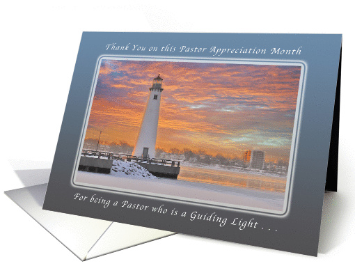 Thank You Pastor Appreciation month card (1398360)