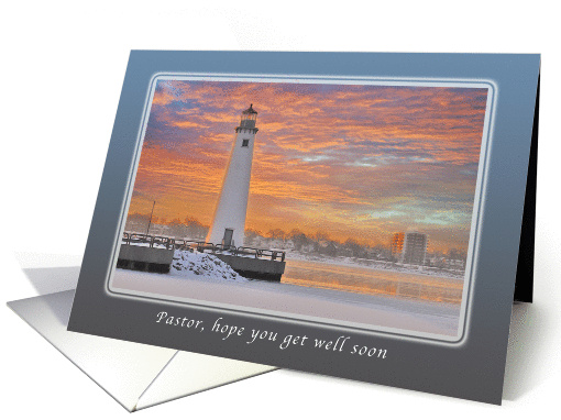 Pastor, Get Well Soon card (1406876)