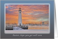 Pastor, Get Well Soon card