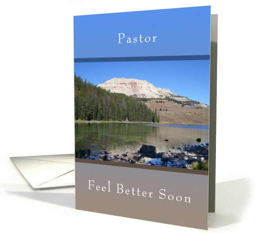 Pastor, Get Well Soon card (1406884)