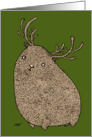 Happy Holidays! - Little Chubby Reindeer card