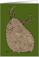 Happy Holidays! - Little Chubby Reindeer card