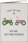 Save the Date Farming Themed card