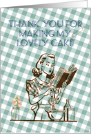 Thank You for making my cake card