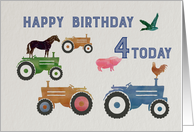 Fourth Birthday Farm...