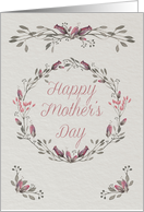 Pink Floral Mother’s Day Card Best Mum card