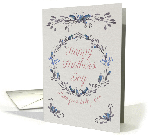 Mother's Day card from a loving son card (1373004)