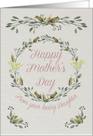 Mother’s Day card from a loving daughter card