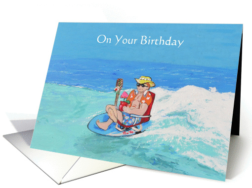 Perfect Day Surfer Birthday card (1377508)