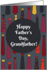 Happy Father’s Day, Grandfather! card with funny ties card