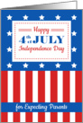 Happy 4th of July for Expecting Parents card