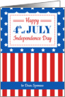 Happy 4th of July for a dear Sponsee card