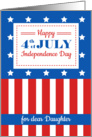 Happy 4th of July for a dear Daughter card
