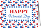 Happy Memorial Day bubbles card