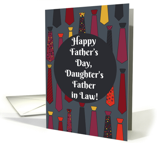 Happy Father's Day, Daughter's Father in Law! card with... (1427612)