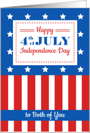 Happy 4th of July to Both of You card
