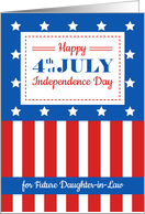 Happy 4th of July for a dear Daughter in law to be card