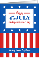 Happy 4th of July for a dear Nephew card