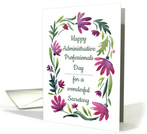 Happy Administrative Professionals Day for secretary... (1430514)