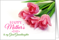 Happy mother’s day to Great Granddaughter card