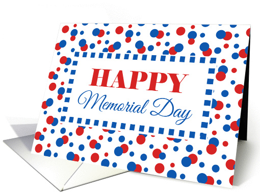 Happy Memorial Day bubbles card (1433424)