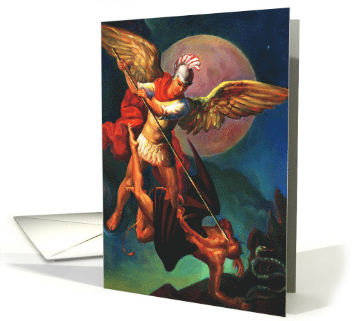 Saint Michael the Warrior Archangel card (1597766)
